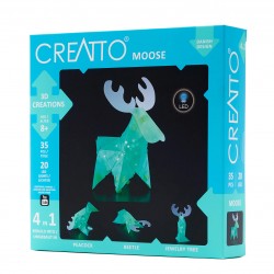 KOSMOS 3D ΚΑΤΑΣΚΕΥΗ ΜΕ LED 4 ΣΕ 1 ΕΛΑΦΙ CREATTO